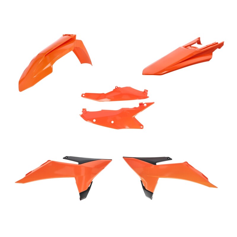 Acerbis 2025 KTM 125-450 SX/SX-F/XC/XC-F Plastic Kit – Original Factory Shape for Off-Road Bikes