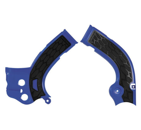 Acerbis 2374261034 Frame Guard with X Grip for Yamaha YZ250F and YZ450F (2014-2016) - Blue/Black