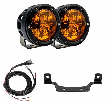 RIGID Razor 360 Series Amber Pro Grille Light Kit for Polaris RZR Pro R and Turbo R Models