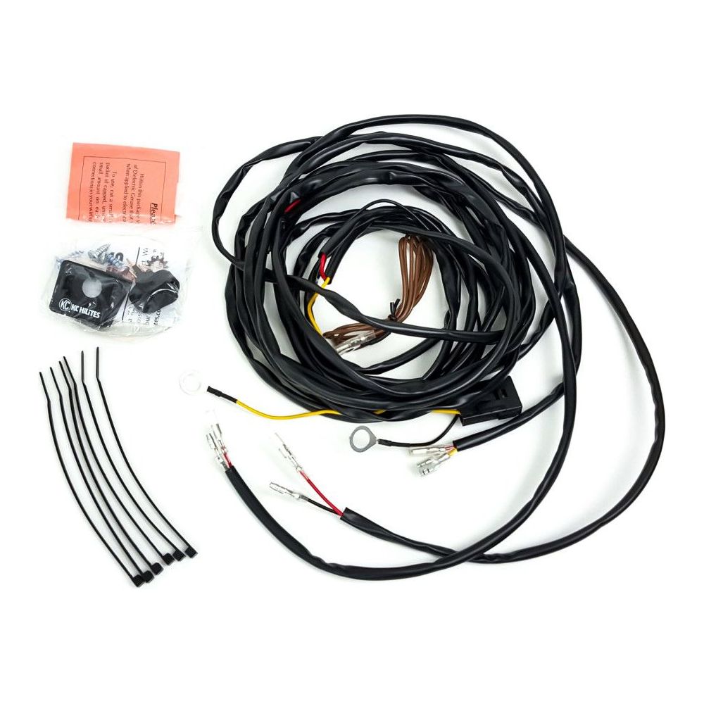 Cyclone LED Universal Wiring Harness for 2 Lights | KC HiLites