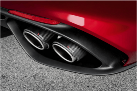 Akrapovic Evolution Line Cat Back Exhaust for 2017-2019 Alfa Romeo Giulia Quadrifoglio – Titanium