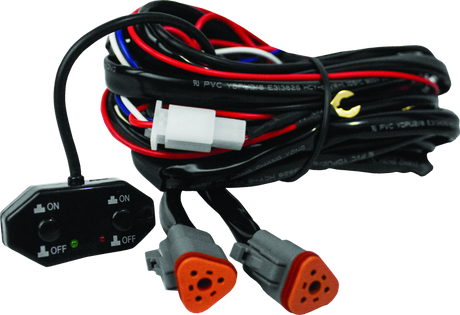 DragonFire Racing High-Intensity Dual Driving Light Harness – Part No. 522029
