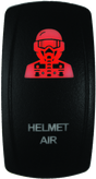 DragonFire Racing Lighted Switch Hel Air On/Off Red - Part Number 522617