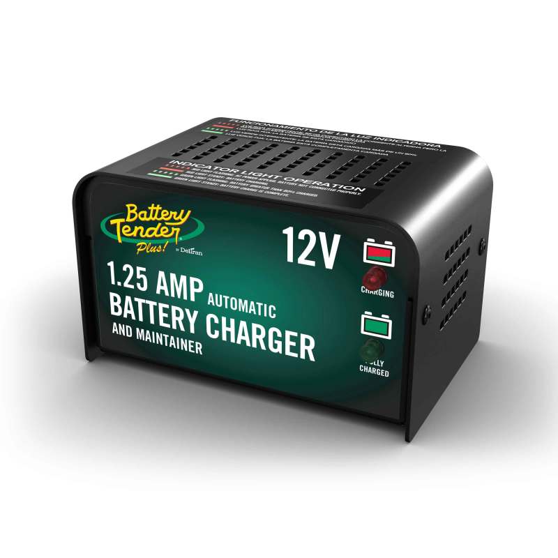 Battery Tender Plus 12V 1.25 Amp Battery Charger and Maintainer for Powersports Vehicles