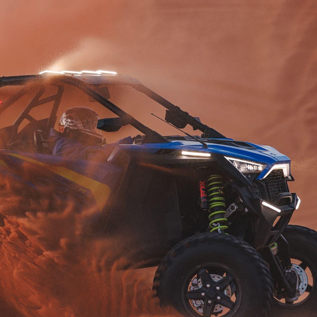 Polaris RZR Turbo R Plug & Play Auto-Cancel Turn Signal Kit with White Running Lights | Ravek