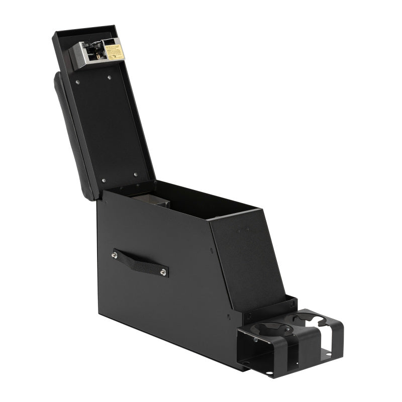 Tuffy Products Series II Center Console 6.5 Inch Black - Secure Steel Storage Solution