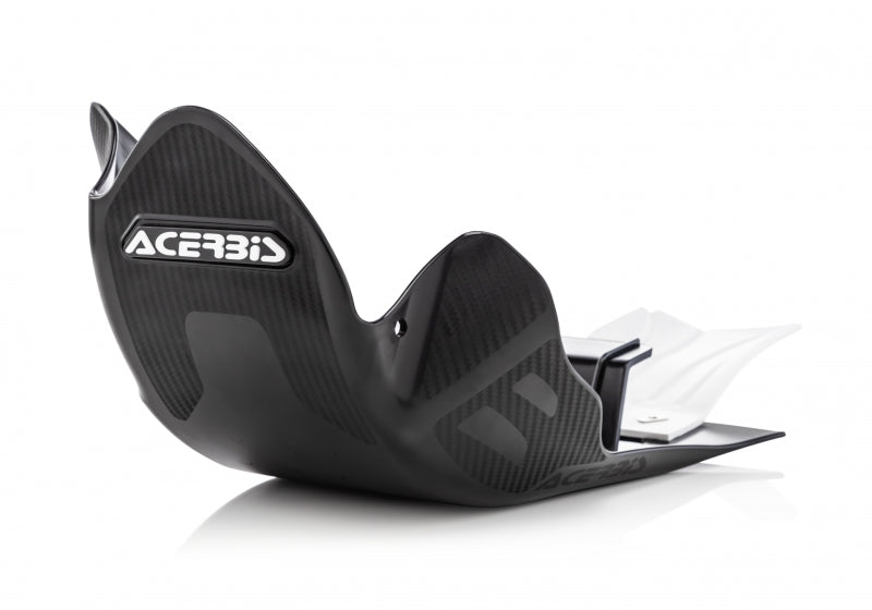 Acerbis Suzuki RMZ250 Skid Plate - Black/White | Durable Protection for 2019 and Newer Models