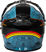 Fly Racing Trekker CW Conceal Helmet with Electric Shield - Slate, Black, and Red, Medium Fit for Off-Road and Dual-Sport Vehicles