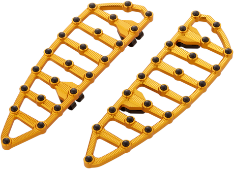 ARLEN NESS MX Driver Floorboards - Gold 06-894