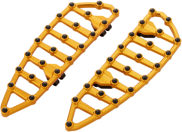 ARLEN NESS MX Driver Floorboards - Gold 06-894