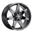 Weld Off-Road W109 20x10 Retaliate Wheel with 5x139.7 and 5x150 Bolt Pattern, Gloss Black Finish