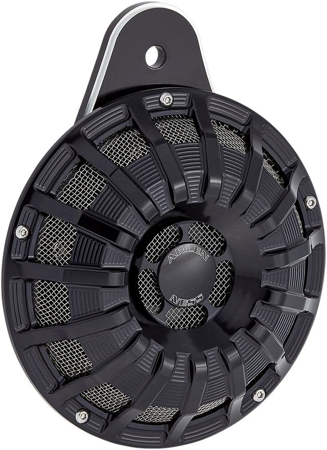 ARLEN NESS Custom Horn - 15 Spoke - Black - Big Twin 70-260