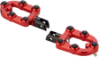 ARLEN NESS MX Foot Pegs - Driver - Red 07-946