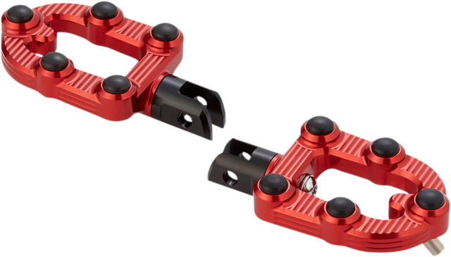 ARLEN NESS MX Foot Pegs - Driver - Red 07-946