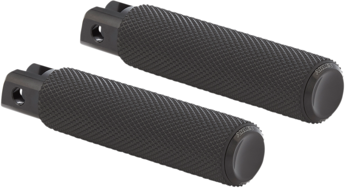 ARLEN NESS Passenger Knurled Foot Pegs - Black - FL/FX '18-'25 07-943