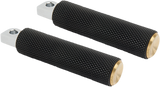 ARLEN NESS Knurled Foot Pegs - Brass - FX/FL '18-'25 07-944