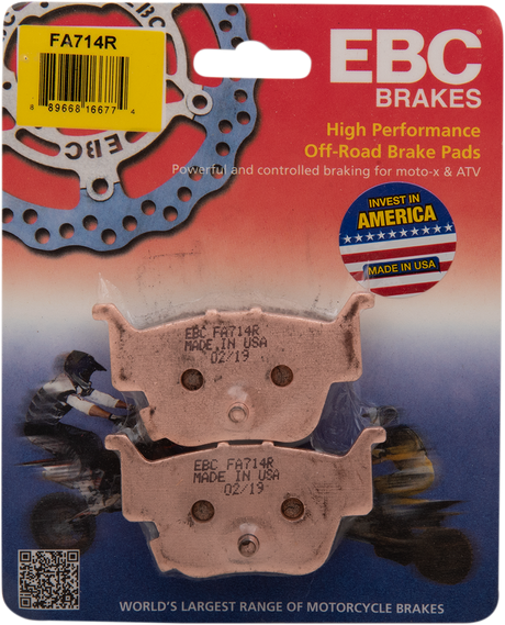 EBC Sintered "R" Brake Pads FA714R