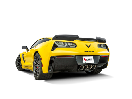 Akrapovic Slip-On Line Titanium Exhaust with Carbon Tips for Chevrolet Corvette Z06 (C7) 2014-2017