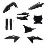 Acerbis 23-24 KTM 125-450 SX/SX-F/XC/XC-F Plastic Kit - Black | Powersports Bodywork for KTM Off-Road Motorcycles