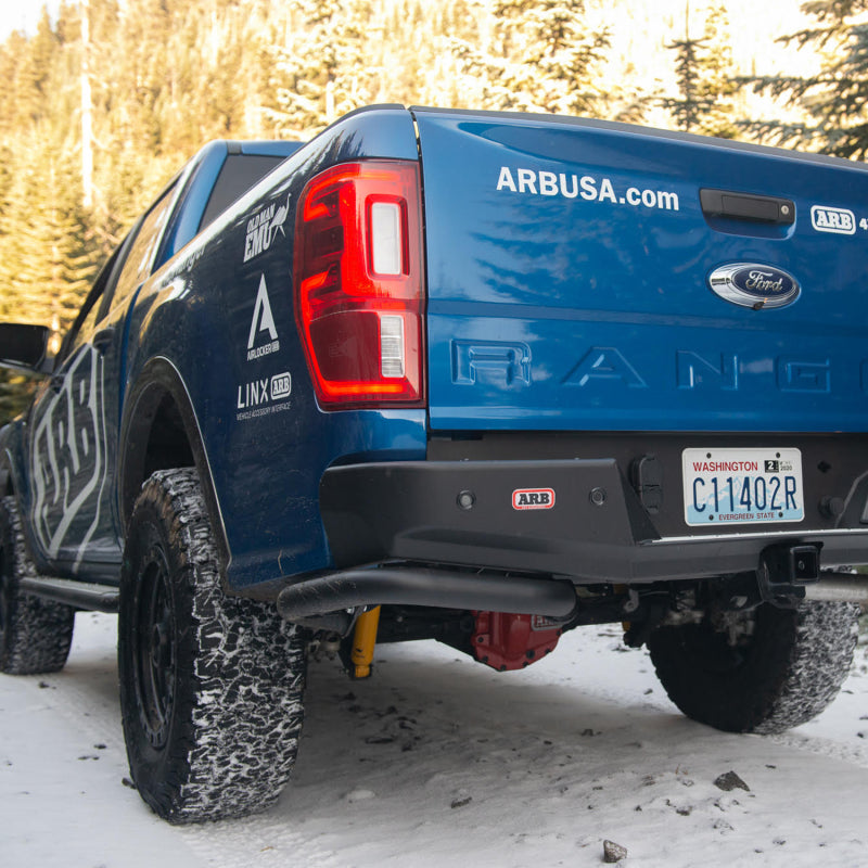 ARB Summit Rear Bumper for 2019-2022 Ford Ranger with OE Towbar – Black Steel
