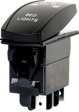 OPEN TRAIL Bed Lighting LED Switch Pro Backlit - Weather Sealed for Jeep Wrangler, Toyota Tacoma, Ford F-150