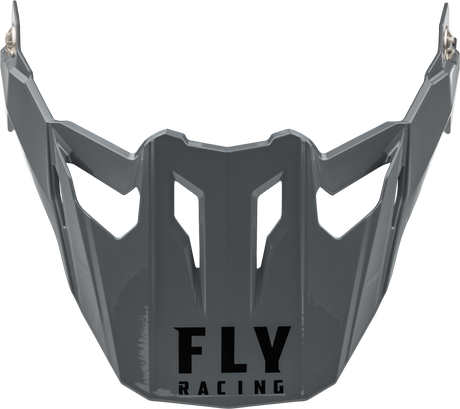 Fly Racing Trekker Solid Helmet Visor Grey - Universal Motorcycle & ATV Fit