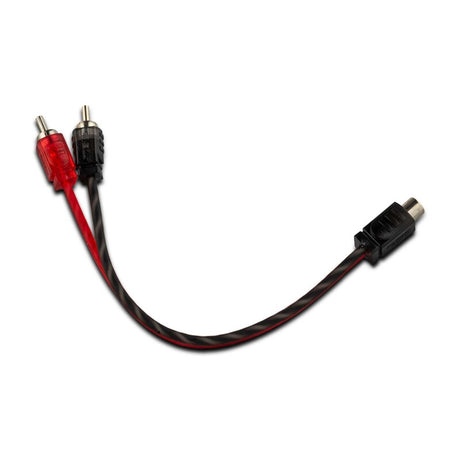 DS18 RCA Level 1 Y Connector 1 Female to 2 Male for Car Audio Systems