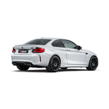 Akrapovic Slip-On Line Exhaust for 2018+ BMW M2 Competition & M2 CS with Titanium and Carbon Fiber Tips (Part #S-BM/T/3H)