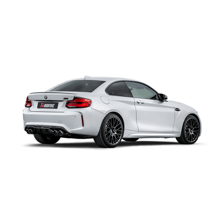 Akrapovic Slip-On Line Exhaust for 2018+ BMW M2 Competition & M2 CS with Titanium and Carbon Fiber Tips (Part #S-BM/T/3H)