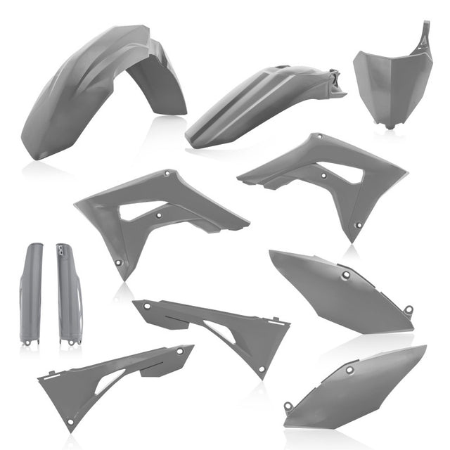 Acerbis 2736250011 Full Plastic Kit for Honda CRF250R/450R/CRF450R-S (2019-2022) - Gray