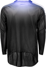 Fly Racing Evolution DST Jersey Black/White/Purple Large for Cycling and MTB - Advanced Ventilation and Ergonomic Fit