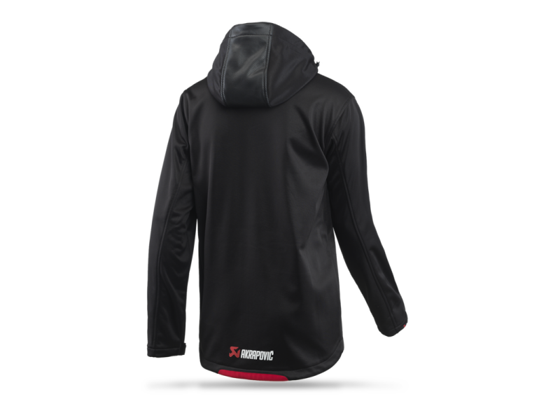 Akrapovic Mens Corpo Softshell Jacket Black - Size M