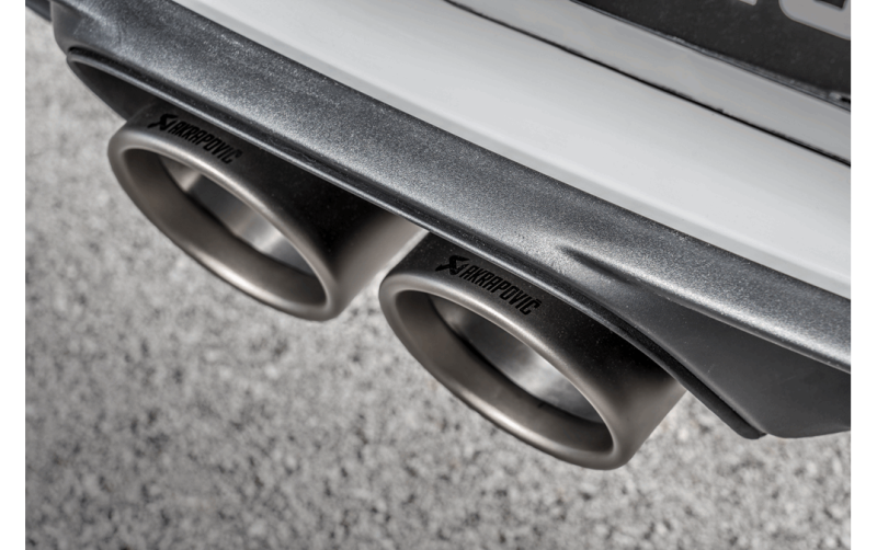 Akrapovic Slip-On Race Line Exhaust System for 2018 Porsche 911 GT3 (991.2) with Titanium Tail Pipe Set