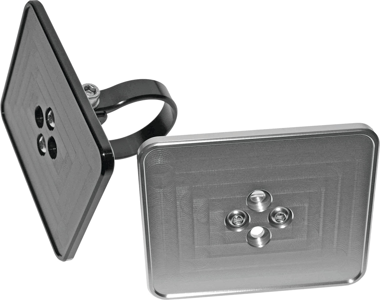 AXIA MODREGPLT-BK Registration Sticker Mounting Plate for California Vehicles – Horizontal or Vertical Mounting