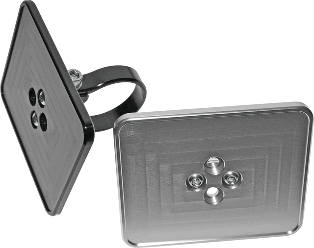 AXIA MODREGPLT-BK Registration Sticker Mounting Plate for California Vehicles – Horizontal or Vertical Mounting