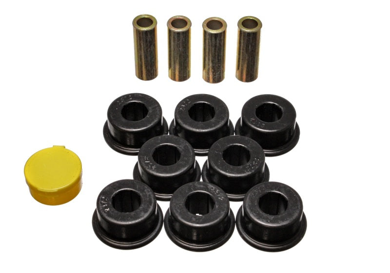 Energy Suspension 8.3118G Rear Control Arm Bushing Set for 1997-2003 Toyota Avalon, 1997-2001 Toyota Camry, 1999-2003 Toyota Solara – Black Polyurethane