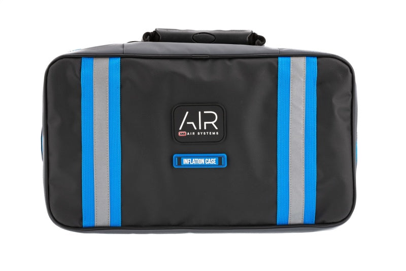 ARB Inflation Case with PVC Waterproof Material and Reflective Strips - Black Finish with Blue Highlights