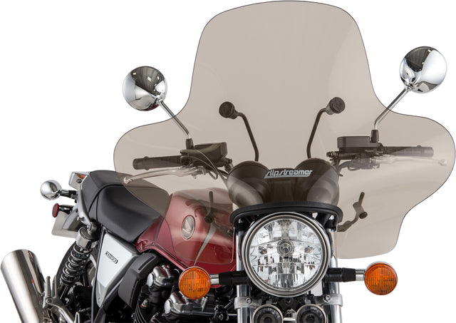 Slipstreamer S-03-T Windshield for Motorcycles - 21.5 x 35 inches - Fits Round and Square Headlights