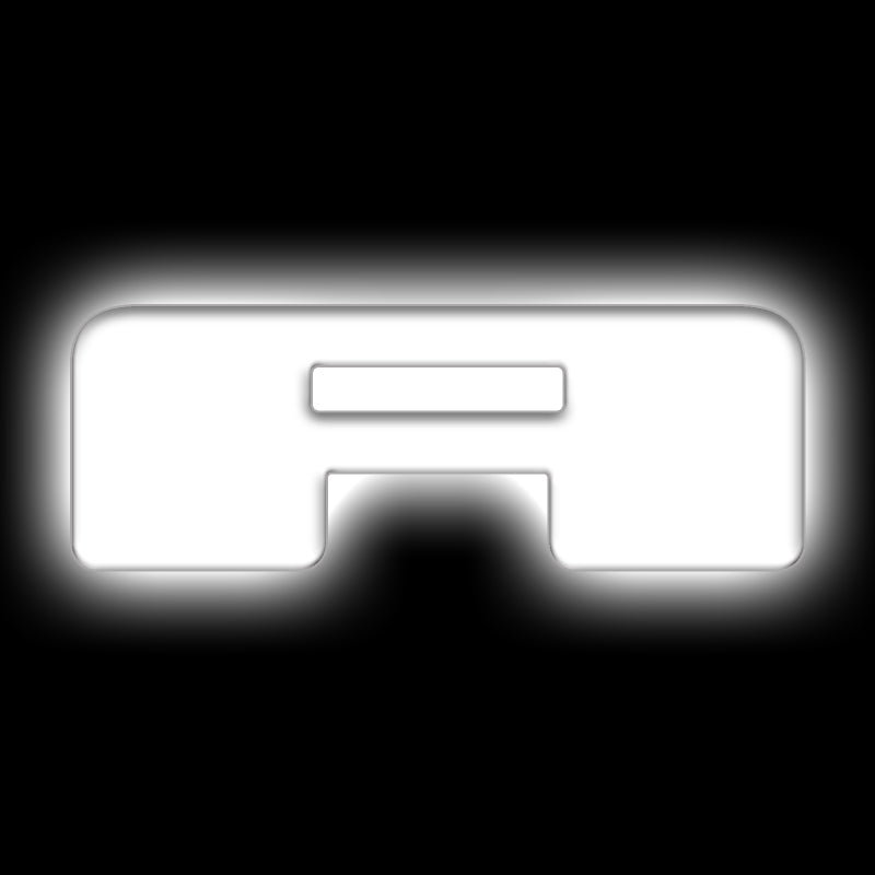 ORACLE Lighting Universal Illuminated LED Letter Badges - Matte Wht Surface Finish - A