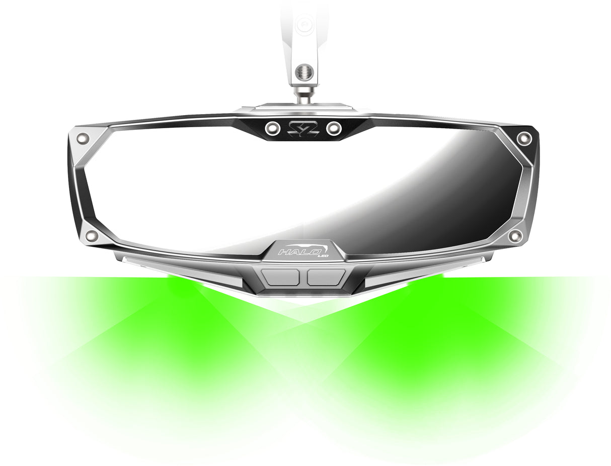SEIZMIK Halo RA LED Rear Mirror 1.75 inch with Wide Viewing Range for Select Vehicles