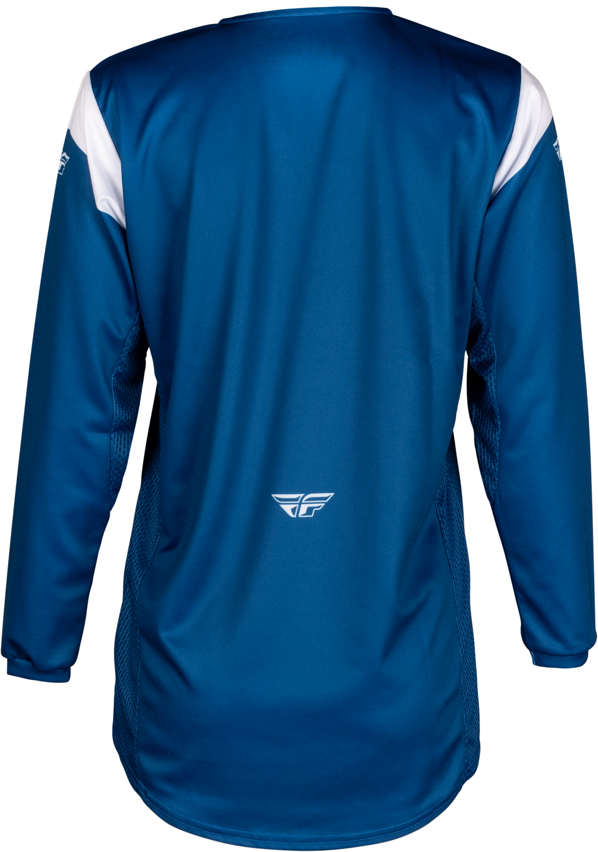 Fly Racing Youth Kinetic Stoke Jersey Navy/White YXL - Motorcycle and ATV Riding Apparel for Youth