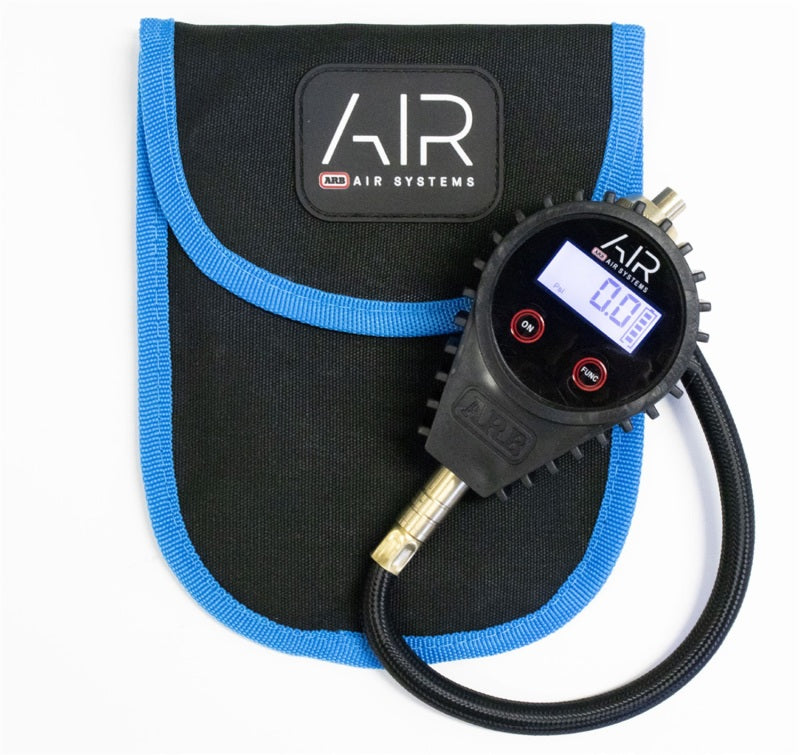 ARB E-Z Deflator Digital Gauge — Accurate Tire Pressure Measurement up to 75 PSI with Blue Backlit Display
