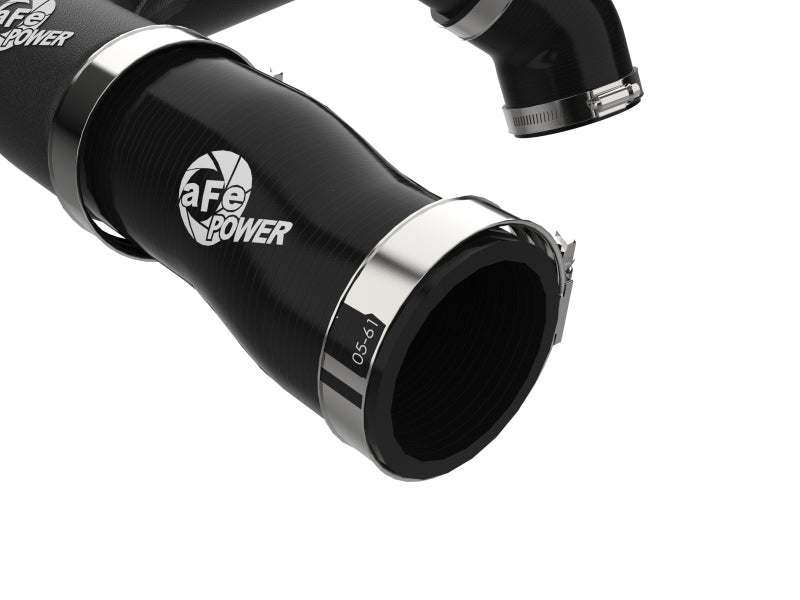 aFe Power BladeRunner 2-1/2 Inch Aluminum Hot Charge Pipe for Jeep Wrangler JL 2024-2025 2.0L Turbo - Black