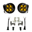 Baja Designs Squadron-R Fog Pocket Light Kit for Toyota Tacoma, Tundra, and 4Runner - SAE Amber by Baja Designs Part 447642