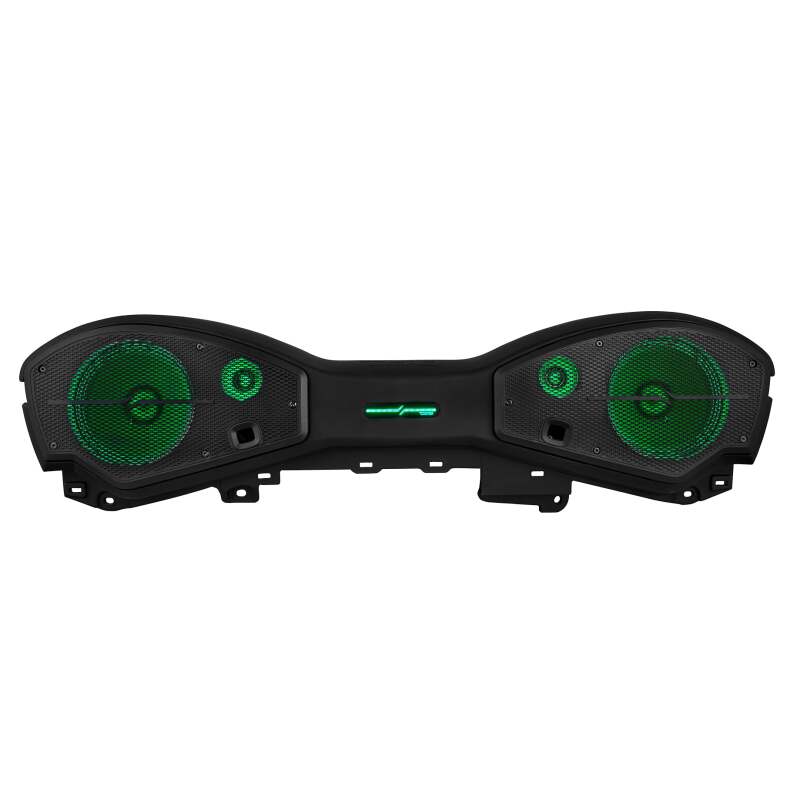 DS18 JL24-SBAR22/BKLD Overhead Soundbar for 2024+ Jeep Wrangler JL, JLU, and JT with 2x 8-inch Speakers, 2x 3.8-inch Tweeters, and LED Lighting
