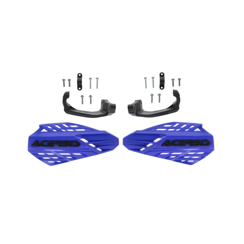 Acerbis Linear Vented Handguard - Blue/Black for Off-Road and Dual Sport Motorcycles Part 2987611034