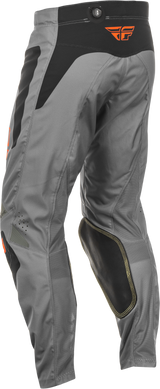 Fly Racing Kinetic Sym Offroad Riding Pants – US 28, Grey/Orange/Black, Designed for Comfort and Durability
