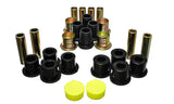Energy Suspension Control Arm Bushing Set 5.3139G for 2000-2004 Dodge Dakota & 2001-2003 Durango, Front & Rear, Black