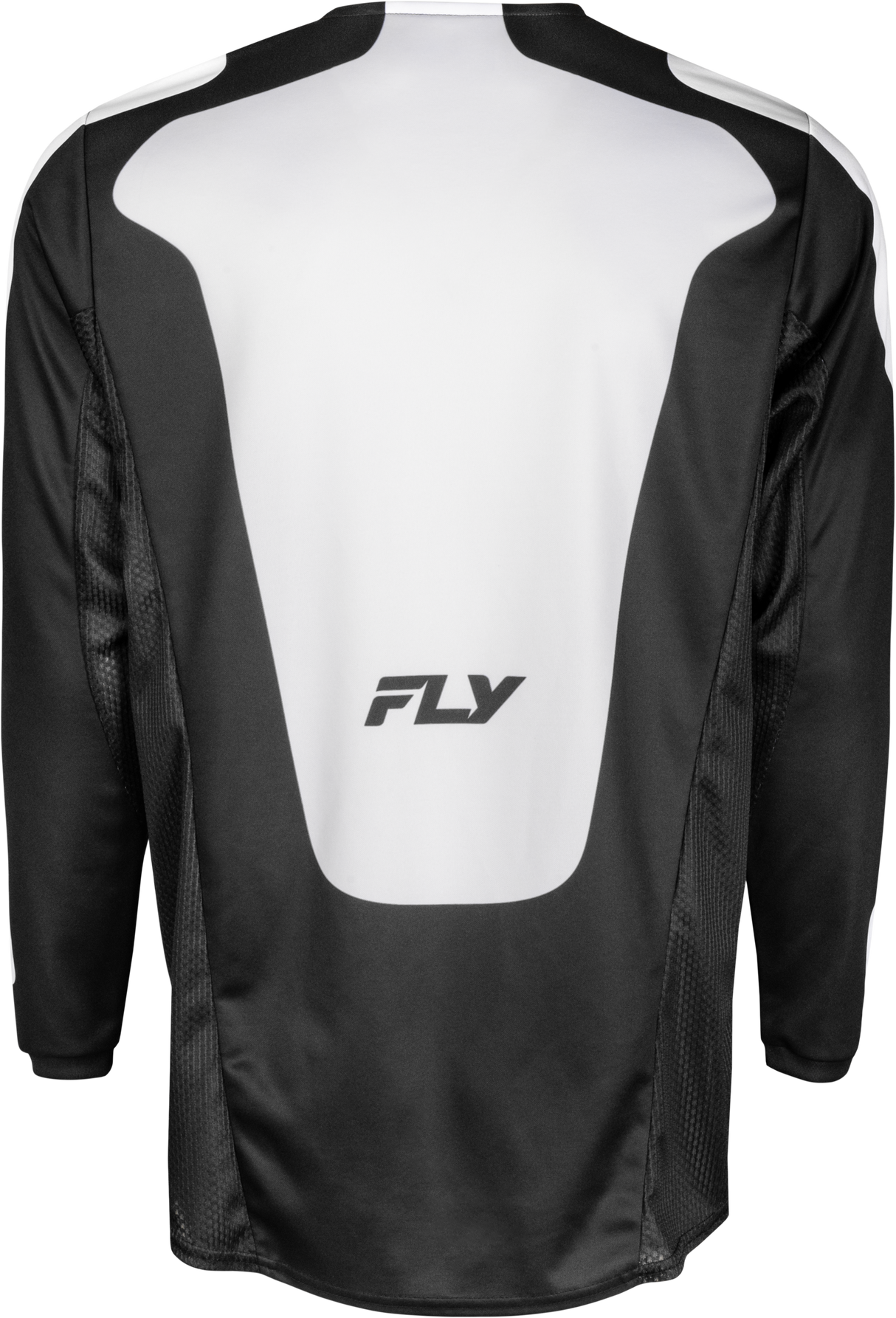Fly Racing Kinetic Sym Jersey Black/White Large for Motocross and Off-Road Vehicles