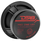 DS18 PRO-ZXI6.4BM 6.5-Inch 300 Watts RMS Mid-Range Loudspeaker for Car Audio - Fits Most Vehicles